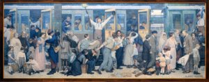 Le départ des poilus – Août 1914