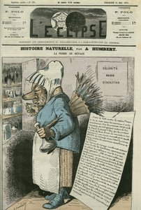 Caricature de « La Ménagère, Histoire naturelle ». Couverture dans « L