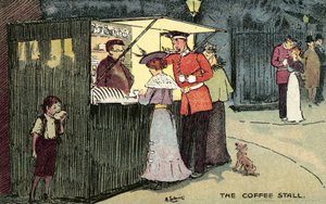 Le Stand de Café, Londres - Albert Jnr. Ludovici