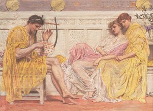 Un musicien, vers 1867 - Albert Joseph Moore