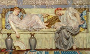 Perles (étude), vers 1875 - Albert Joseph Moore