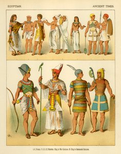 Costumes égyptiens - Albert Kretschmer