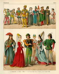 Costume français 1400 - Albert Kretschmer