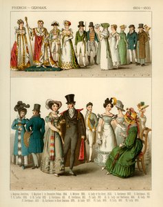 Costumes français et allemands 1804-1830 - Albert Kretschmer