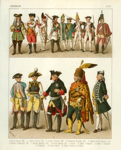 Costumes allemands 1700 - Albert Kretschmer