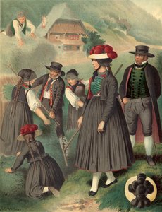 Costume allemand, Baden Gutachthal - Albert Kretschmer
