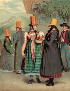 Costume allemand, Baden Prechthhal - Albert Kretschmer