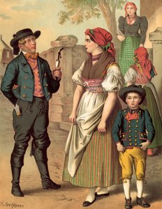 Costume allemand, Bohême, Hayd - Albert Kretschmer