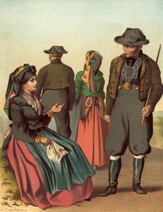 Costume allemand, Bohmen kreis Eger - Albert Kretschmer
