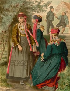 Costume allemand, Hanovre, Das alte Land - Albert Kretschmer