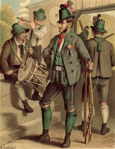 Costume allemand, Autriche, Styrie