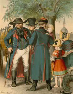 Costume allemand, Pommern, Weitzacker - Albert Kretschmer
