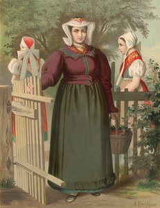 Costume allemand, Preussen (Provinz Schlesien), Tannhausen - Albert Kretschmer