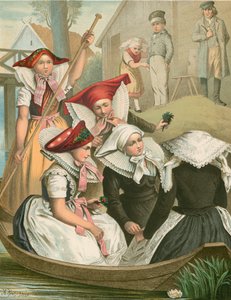 Costume allemand, Preussen, Spreewald - Albert Kretschmer