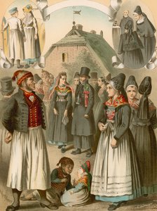 Costume allemand, Rügen, Monchgut - Albert Kretschmer