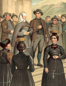 Costume allemand, Vorarlberg, Bregenzerwald - Albert Kretschmer