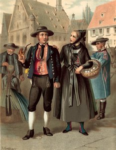 Costume allemand, Wurtemberg Ulm - Albert Kretschmer
