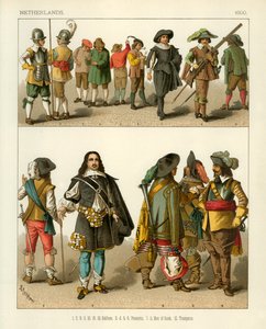 Costumes des Pays-Bas 1600 - Albert Kretschmer