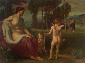 Amour et Psyché - Albert Lang