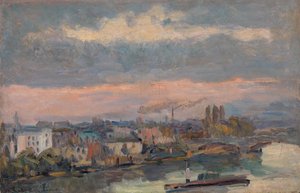 Le long de la Seine (Rouen) - Albert Lebourg
