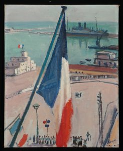 Alger, les drapeaux - Albert Marquet
