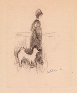 Figure avec un chien