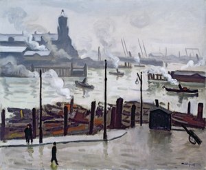Port de Hambourg - Albert Marquet