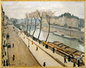 La Seine vue du quai des Grands Augustins - Albert Marquet