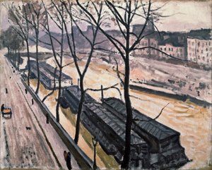 Paris en hiver. Quai Bourbon, 1907 - Albert Marquet