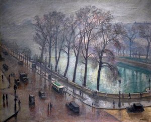Paris, le Quai Conti en automne - Albert Marquet
