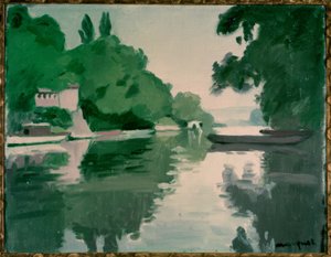 Paysage à Chenevières - Albert Marquet