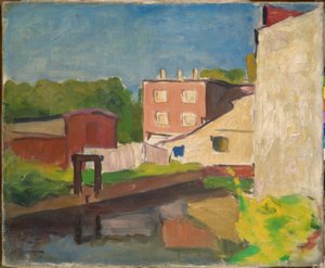 Maison rose à Arcueil - Albert Marquet