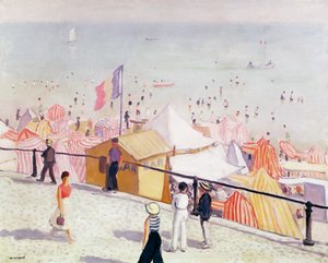 Été, la plage aux Sables d