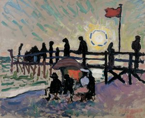 La passerelle à Sainte-Adresse - Albert Marquet