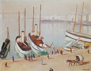 Le Vieux Port de Marseille - Albert Marquet