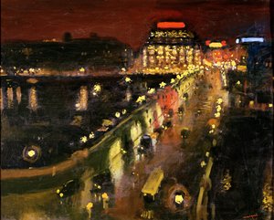 Le Pont Neuf la nuit - Albert Marquet