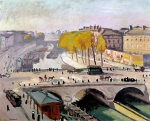 Le Pont Saint Michel et le Quai des Grands Augustins à Paris - Albert Marquet