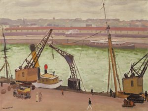 Le port de Boulogne-sur-Mer - Albert Marquet