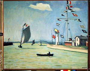 Le port de Honfleur en Normandie - Albert Marquet
