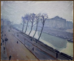 Vue des quais de la Seine à Paris - Albert Marquet