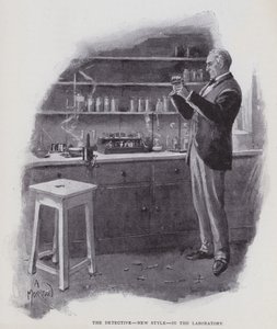 Le détective, nouveau style, dans le laboratoire - Albert Morrow
