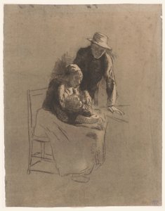 Famille de paysans - Albert  Neuhuys