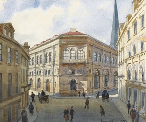 Vue de la Bourse de Riga - Albert Nikolaevich Benois