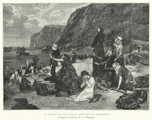 La flotte de Guillaume quittant la Normandie - Albert Pierre René (after) Maignan