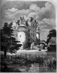 Château de la Loire : vue extérieure du Château de Brissac (architecture Renaissance)