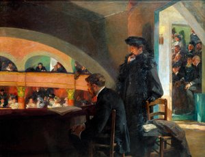 La loge de théâtre - Albert Pierre Rene Maignan
