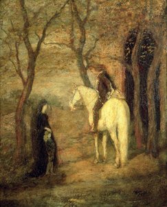 Réunion sur le bord de la route - Albert Pinkham Ryder