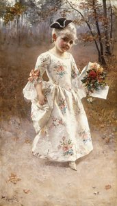 La petite marchande de fleurs - Albert Raudnitz