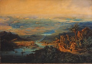 Canal de Suez en novembre 1864 - Albert Rieger