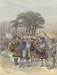 Au camp de la Bicocca, les Suisses exigent solde, congé ou bataille - Albert Robida